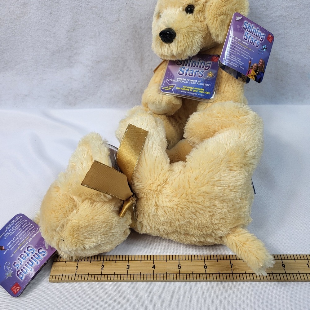 Russ Shining Stars Plush Dog Lot 2 With Tags International Star Registry - Picture 9 of 10